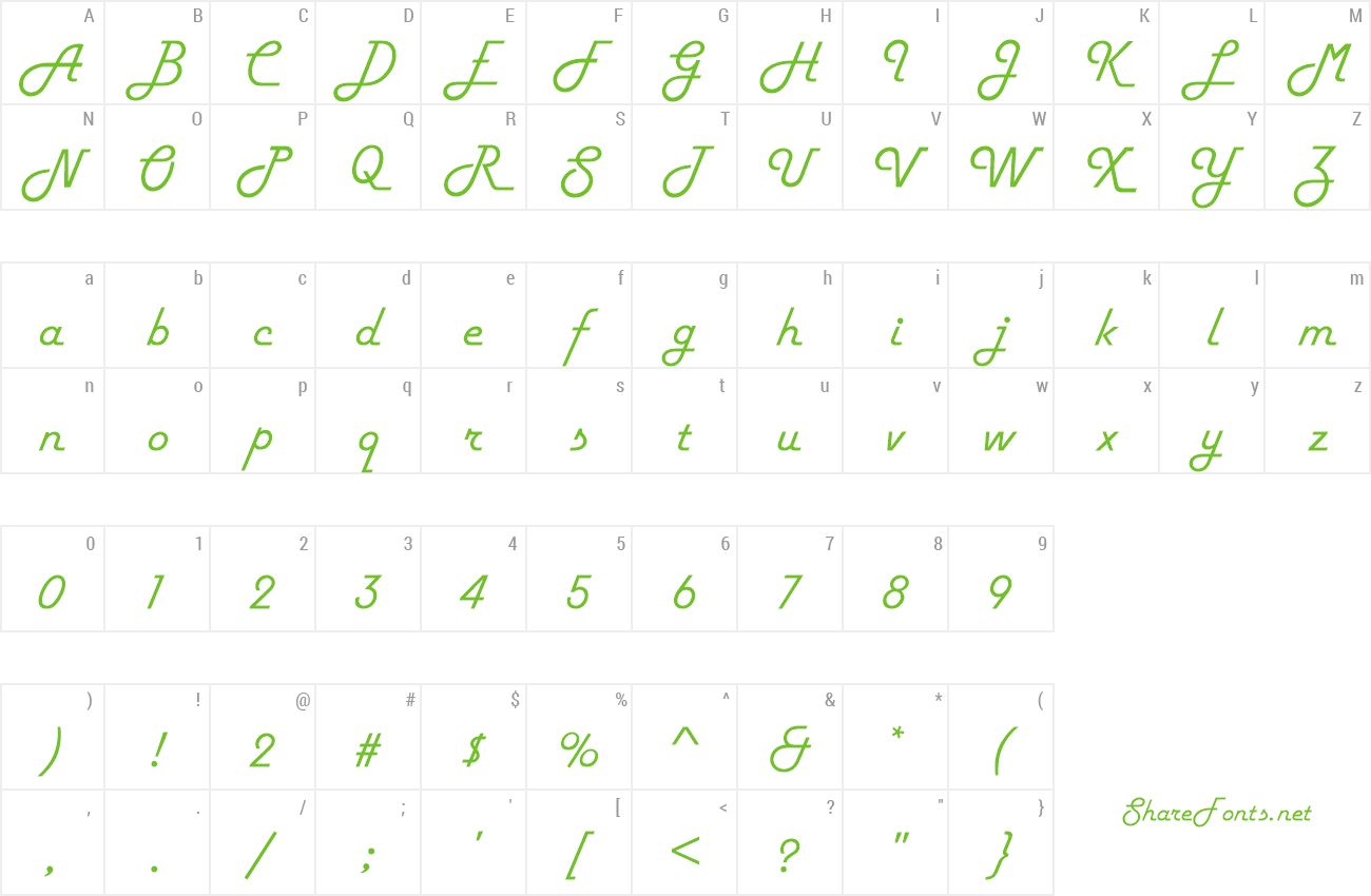 Font American Retro preview